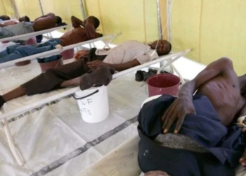Cholera patients in hospital ward [FILE PHOTO]