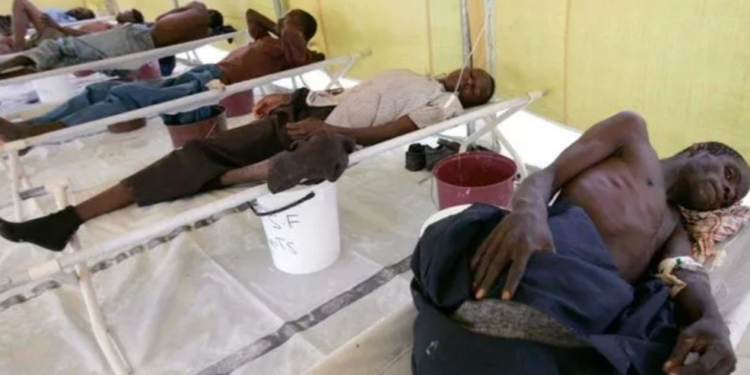 Cholera patients in hospital ward [FILE PHOTO]