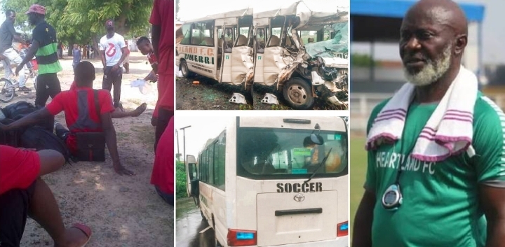 2024 Accident scene: Heartland FC Coach and players
