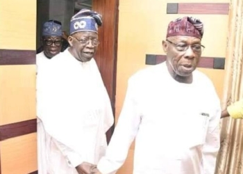 Bola Tinubu and Olusegun Obasanjo