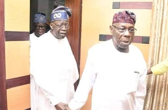 Bola Tinubu and Olusegun Obasanjo