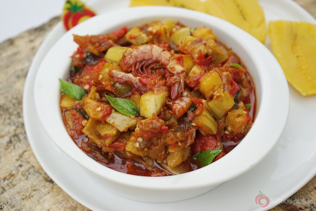 The Garden egg sauce is a popular delicacy in Nigeria