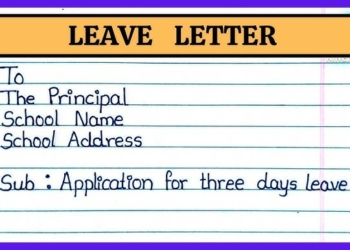 Write Leave Letter