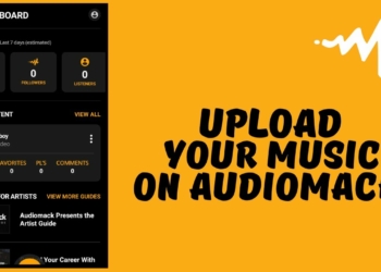 Upload Song on Audiomack