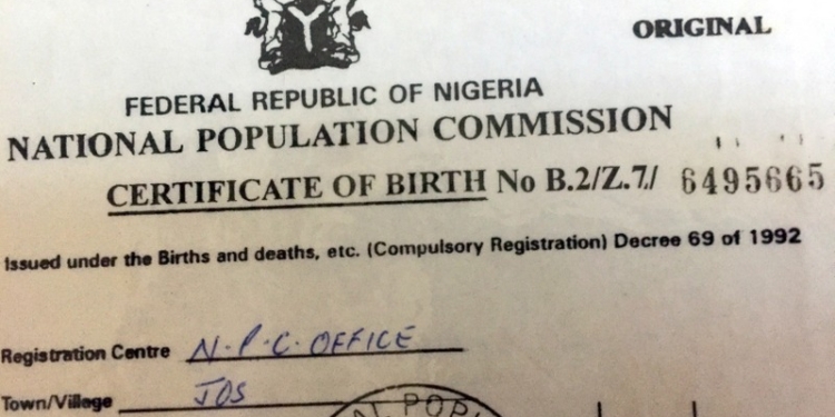 How to get Birth Certificate In Nigeria