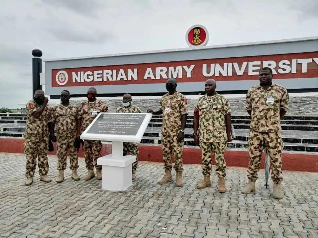 List of Courses Offered in Nigerian Army University Biu