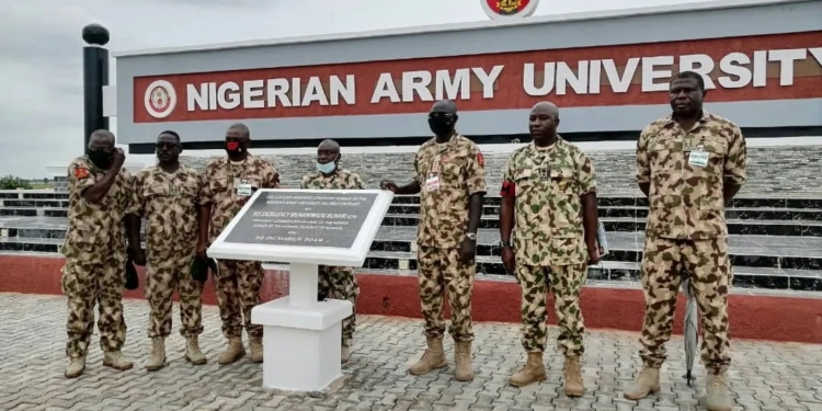 List of Courses Offered in Nigerian Army University Biu