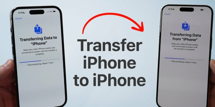 ways to transfer data from old iPhone to a new iPhone