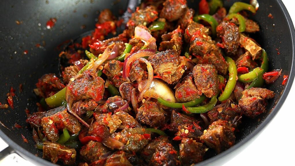 Asun Recipe (Smoked Peppered Goat Meat)