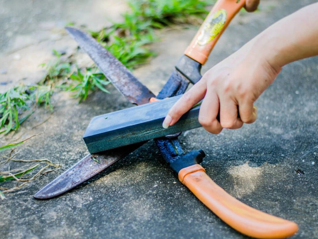 How to Sharpen Garden Shears
