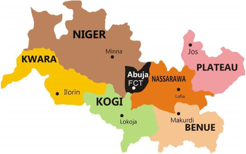 List of Middle Belt States in Nigeria