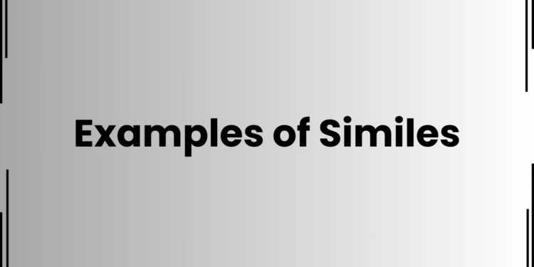 Examples of Similes