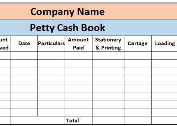Petty Cash Book