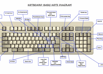 Parts of Computer Keyboard