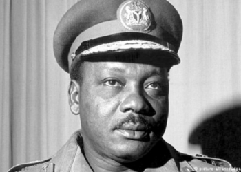 Who was the First Military Head of State in Nigeria