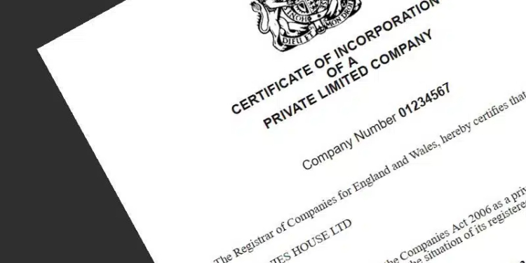 What is a Certificate of Incorporation?