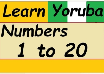 Numbers in Yoruba