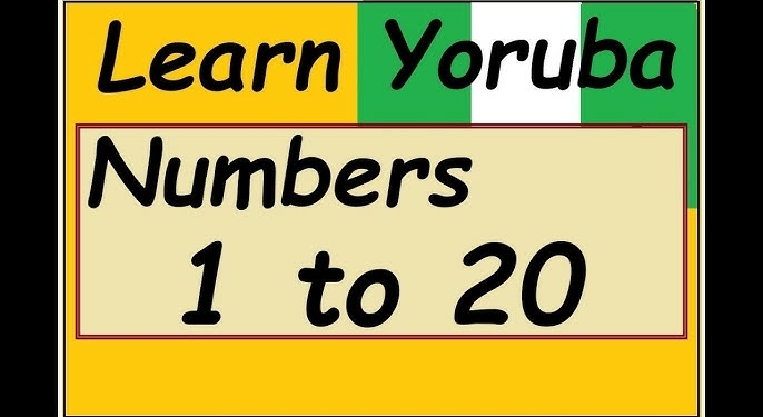 Numbers in Yoruba