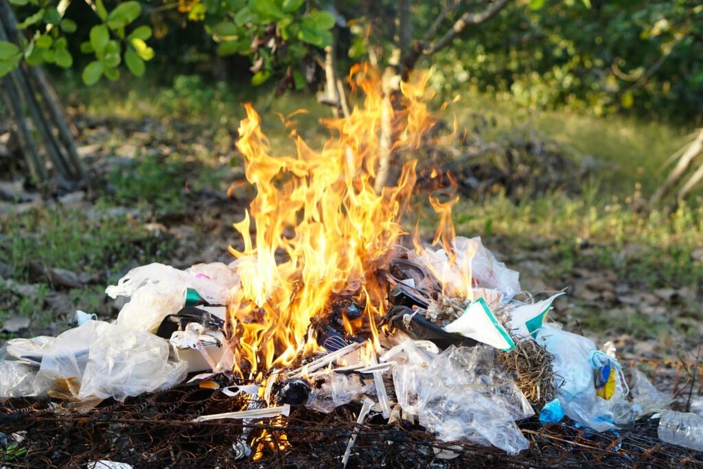 Burning Plastics