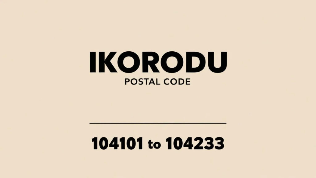 Ikorodu Zip or Postal Codes