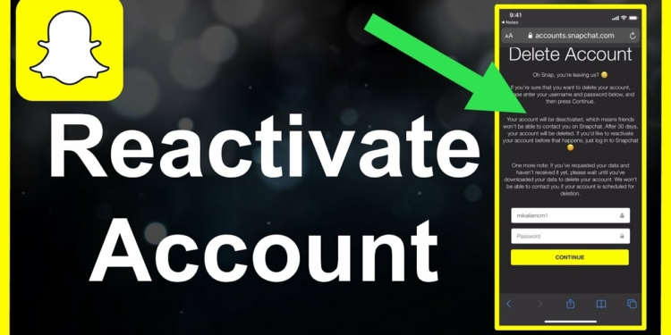 How to Reactivate Your Snapchat Account