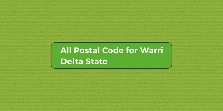 Warri Postal Code
