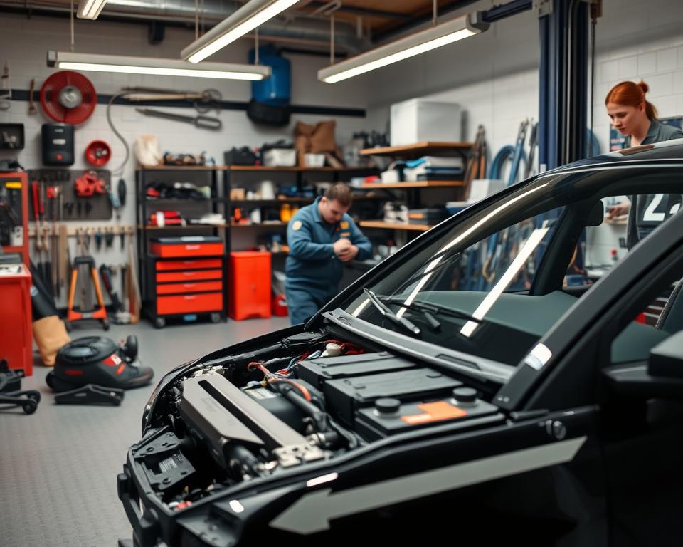 maintaining electric car batteries