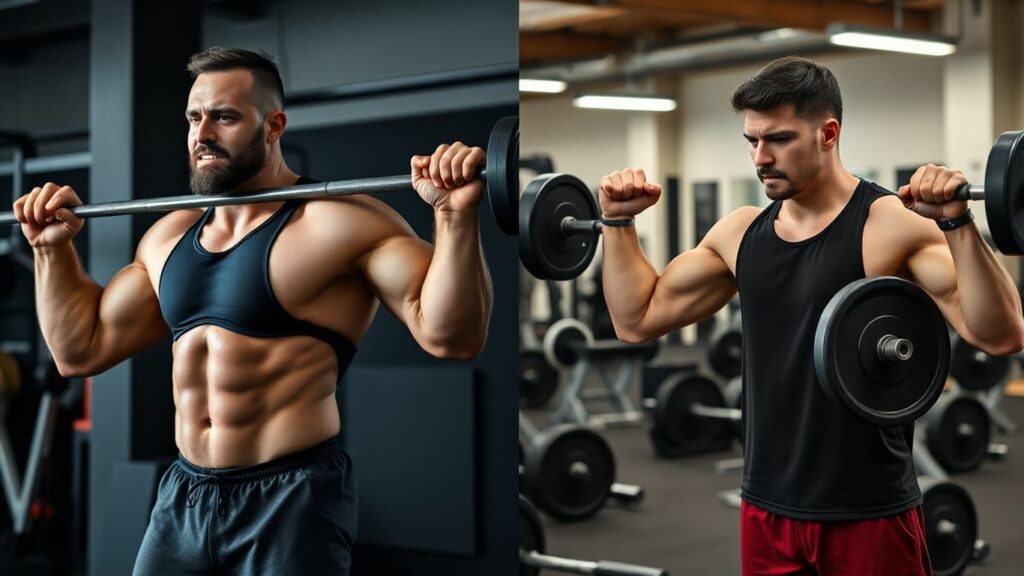 CrossFit athlete vs traditional gym lifter
