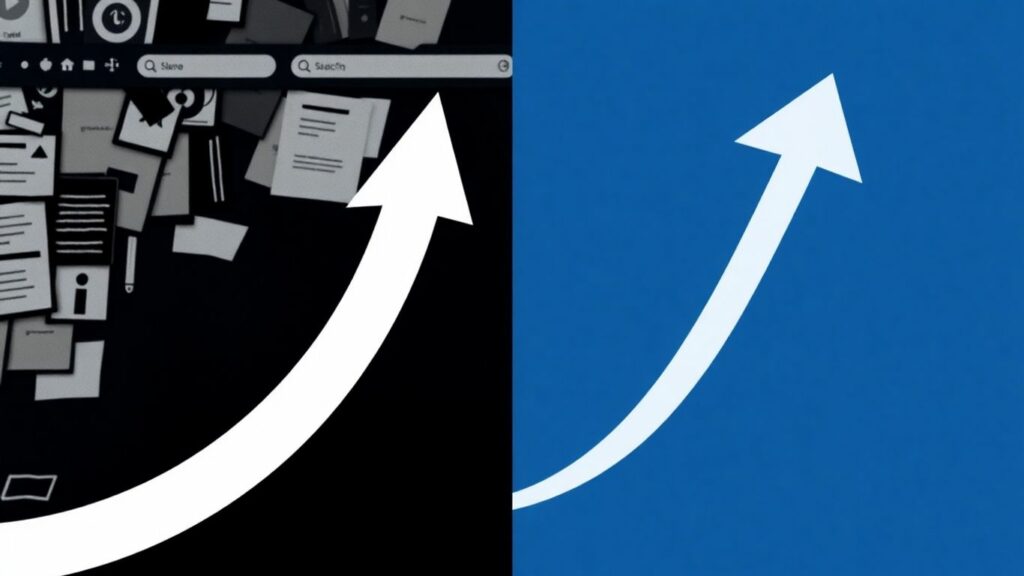 Website design mistakes versus good design