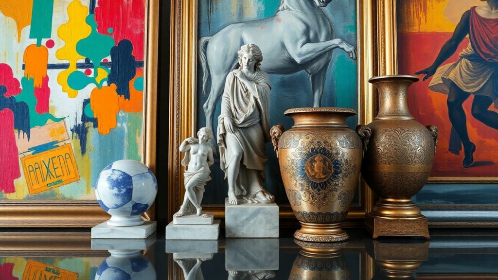 Art and collectibles as investments.
