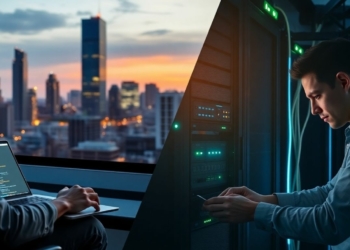 Frontend and backend development comparison image.