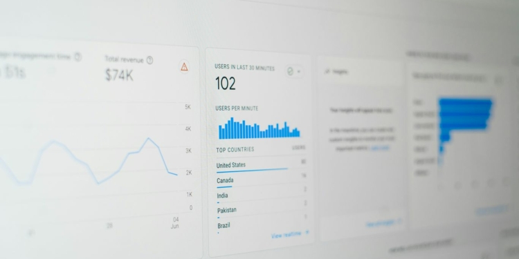 a computer screen with a bunch of data on it