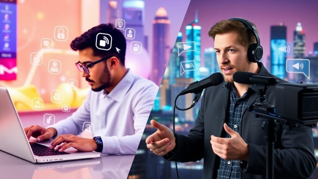 blogging vs vlogging