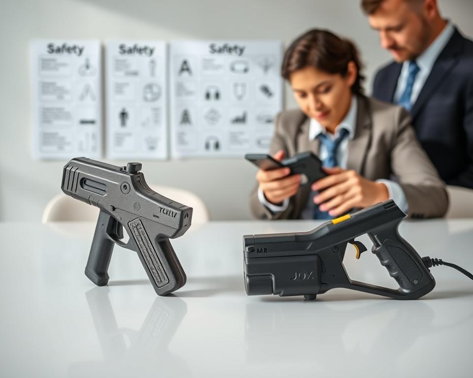 stun gun vs taser safety considerations