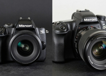 Mirrorless camera versus DSLR camera comparison.