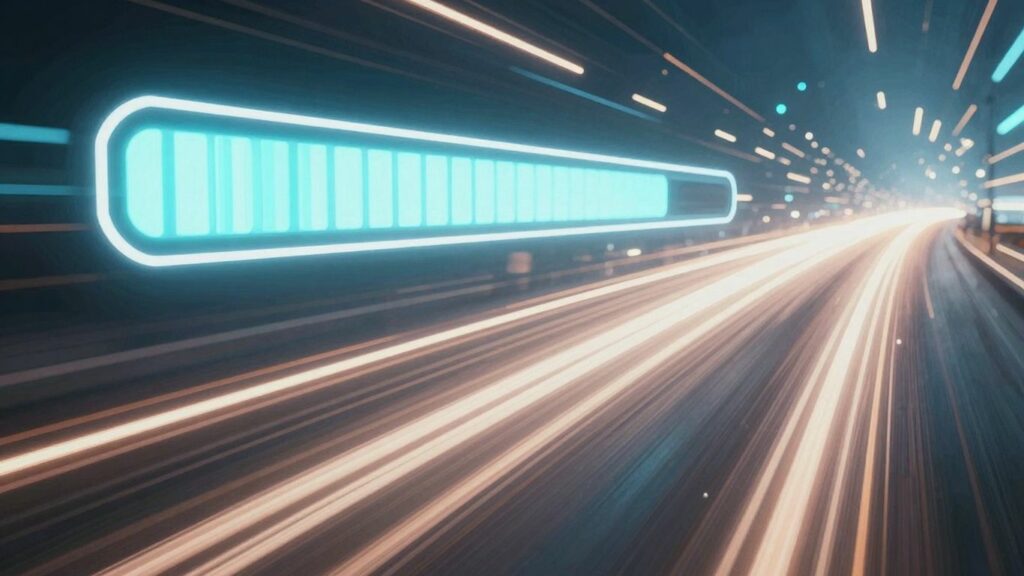 Website loading speed optimization concept