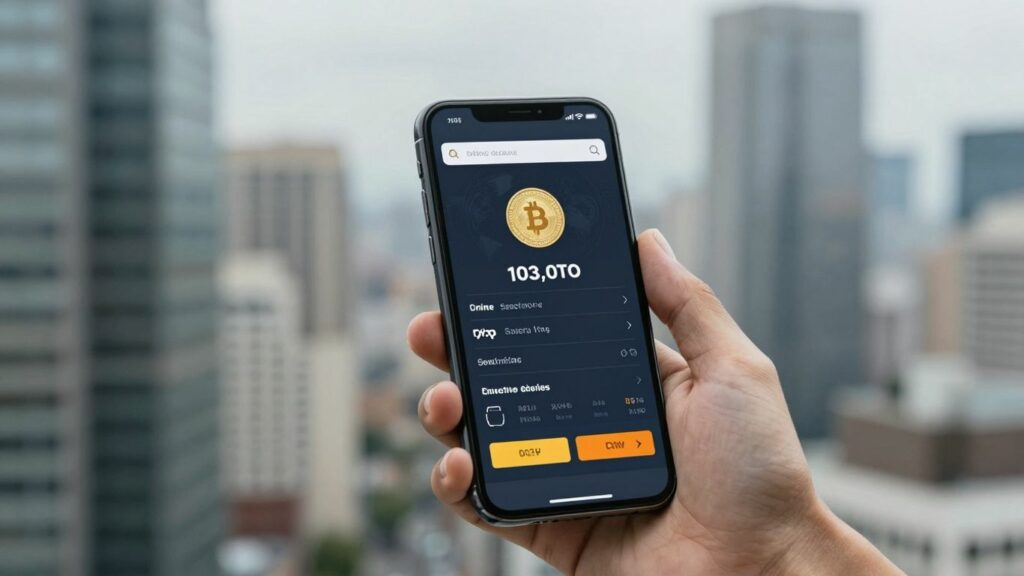 Secure forex trading on a smartphone