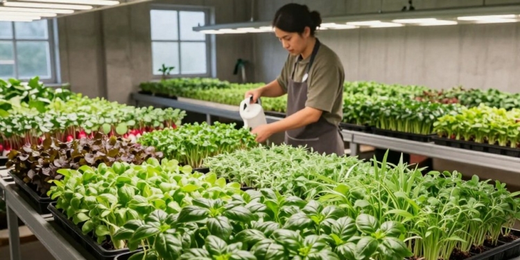 Growing microgreens for profit