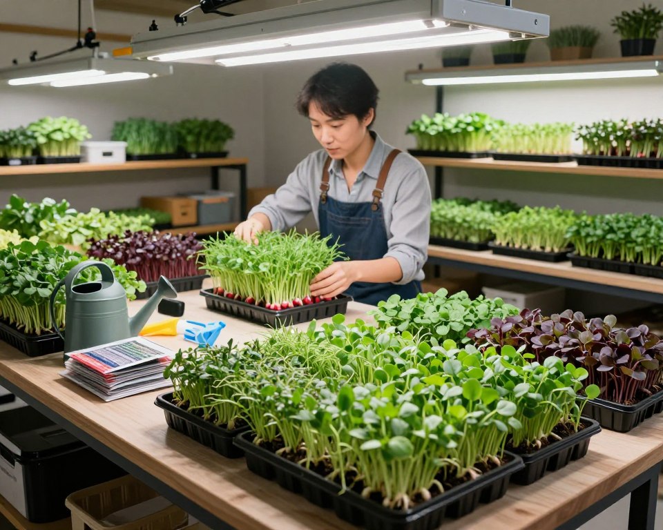 profitable microgreens business