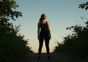 Woman overcoming challenges on career path