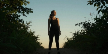 Woman overcoming challenges on career path