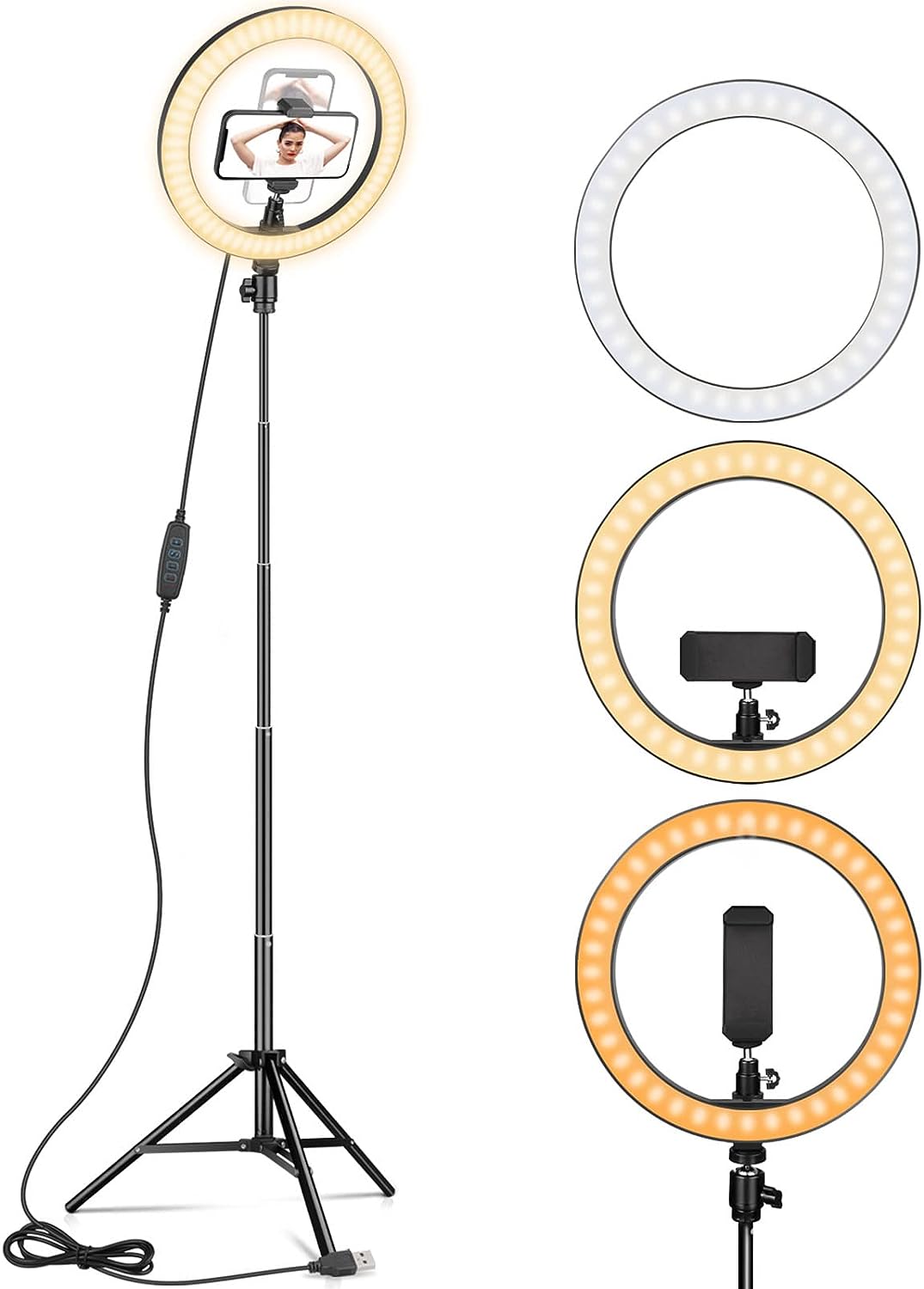 Ring Light with Extended Tripod Stand