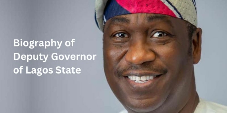 Biography of Deputy Governor of Lagos State