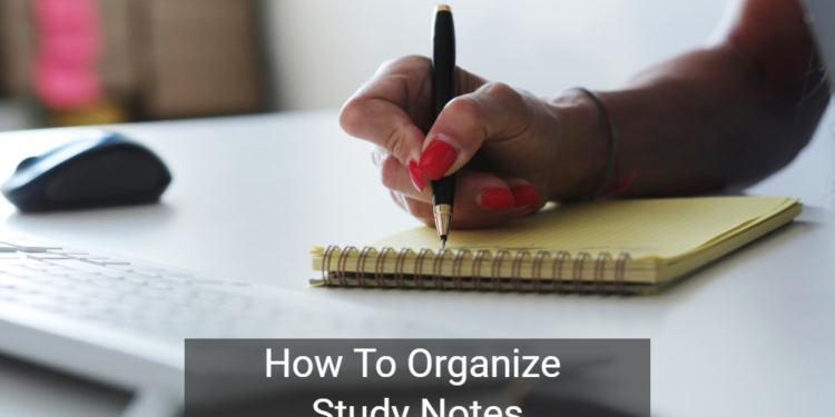 How To Organize Study Notes