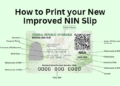 How to Print your New Improved NIN Slip