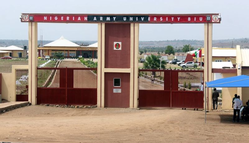 List of Courses Offered in Nigerian Army University Biu (NAUB) 2023
