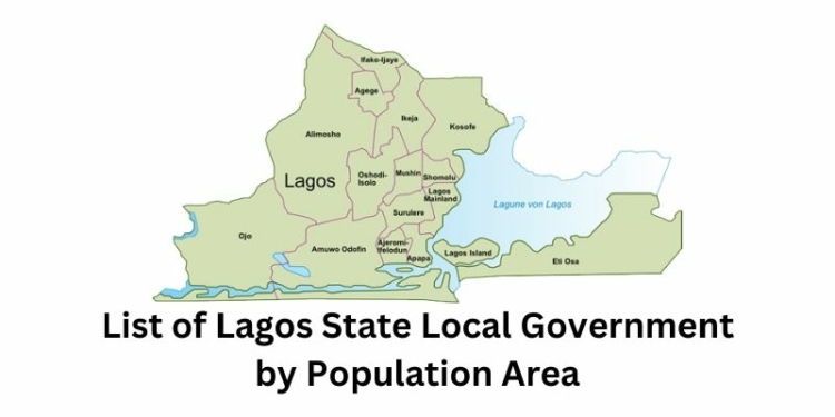 List of Lagos State Local Government by Population Area
