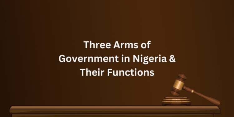 Three Arms of Government in Nigeria & Their Functions