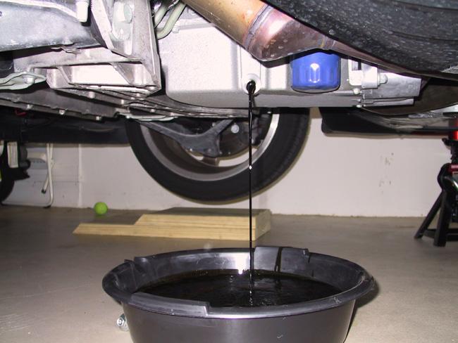 Draining the Old Oil