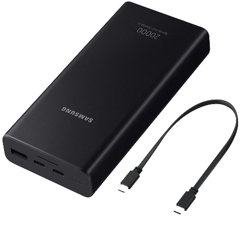 Samsung Powerbank-20000 mAh, Super Fast Charge (25W), USB type-C, Black Powerful | eBay